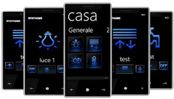 domotica: gestione da Smartphone con schermate semplificate